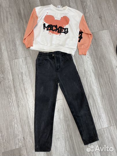 Вещи для девочки пакетом р 128-134