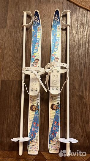 Лыжи детские 80 см высота