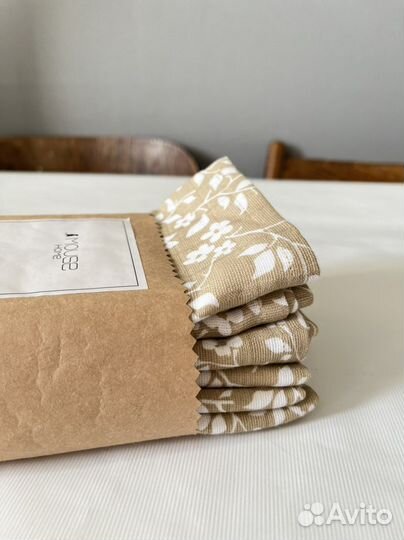 Набор салфеток из двухслойного муслина (6шт)