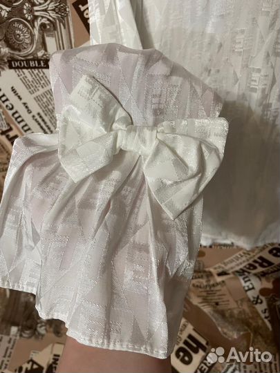 Блузка школьная белая 158