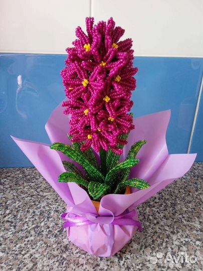 Цветы из бисера