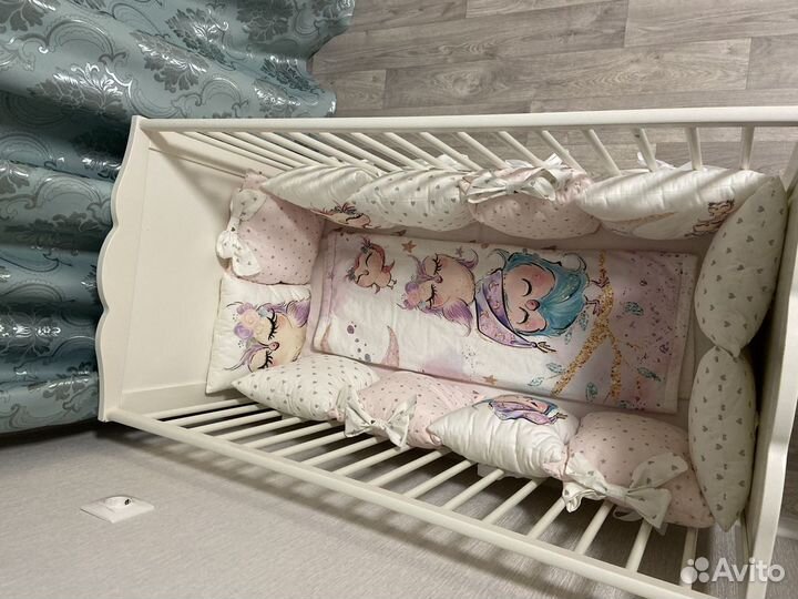 Бортики на детскую кроватку