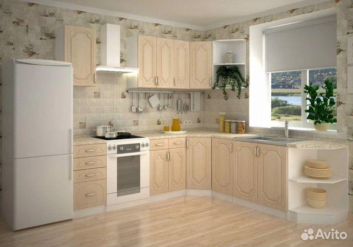 Угловые кухни на заказ. Мод 11370