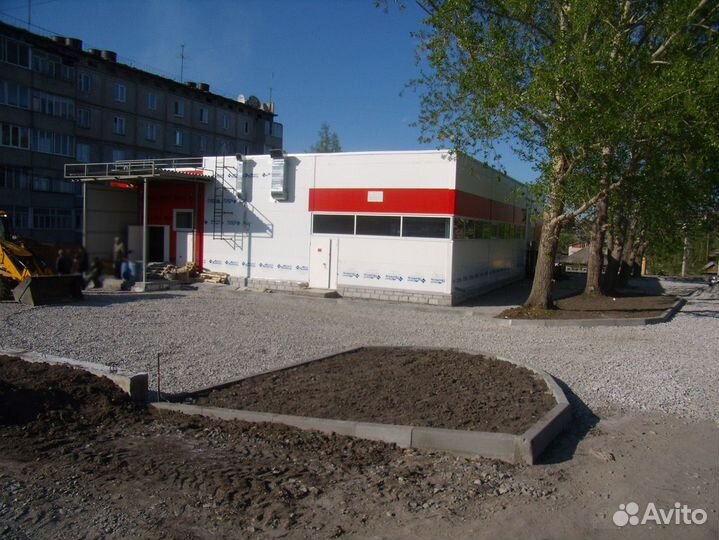 Здания из сэндвич панелей / торговый ангар