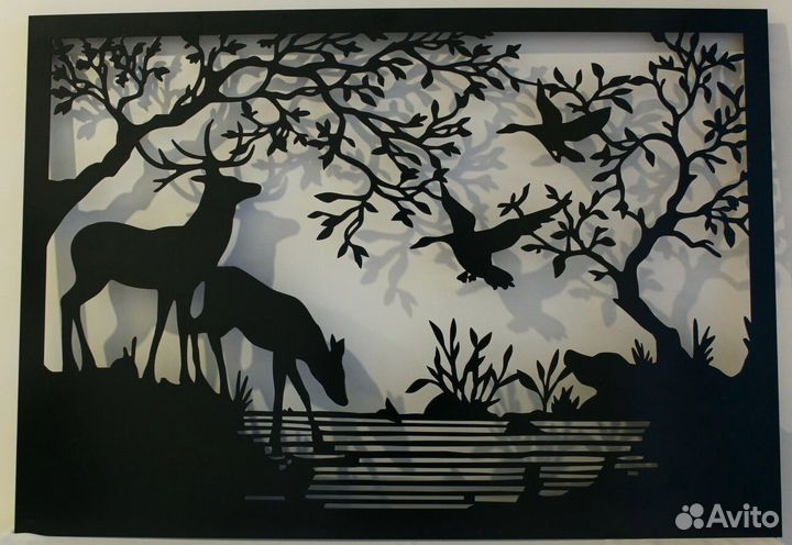 Картина из металла на стену