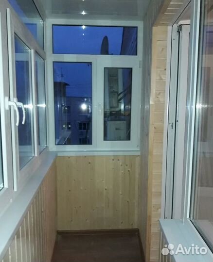 Остекление балкона теплое