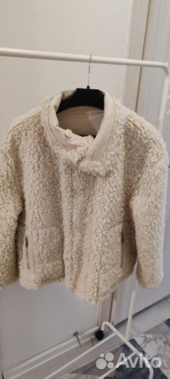 Куртка Дублёнка барашек жен новая 52-54 двусторон
