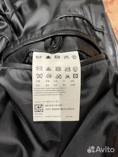 Пуховик hugo boss кожаный винтажный оригинальный