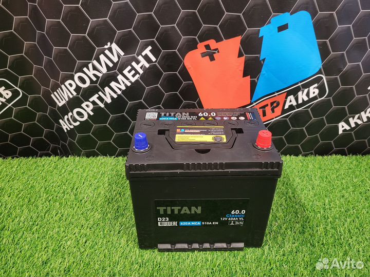Аккумулятор titan classic asia 60 Ah