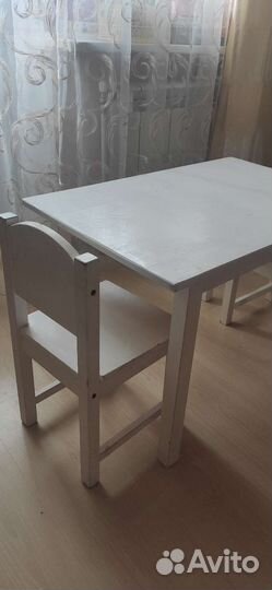 Детский стол и стул IKEA