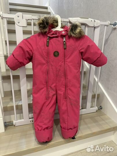 Зимний комбинезон для девочки 74 80