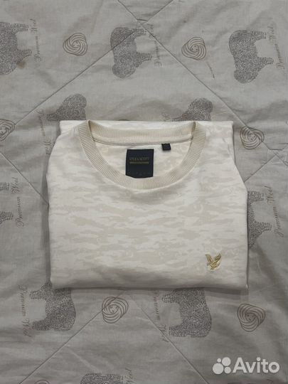 Свитшот lyle skott бежевый