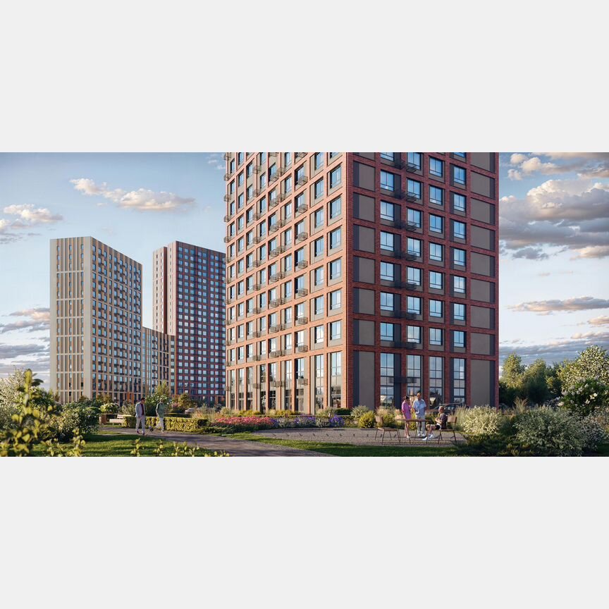 2-к. квартира, 55,3 м², 5/18 эт.