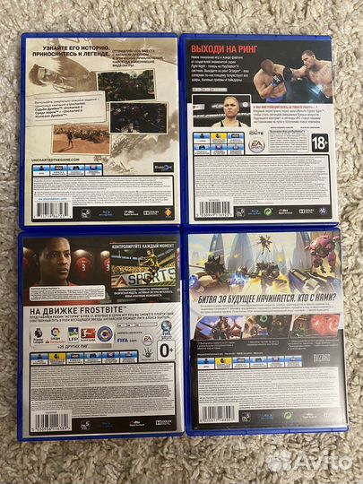 Uncharted коллекция/UFC/FIFA17. Игры на PS4