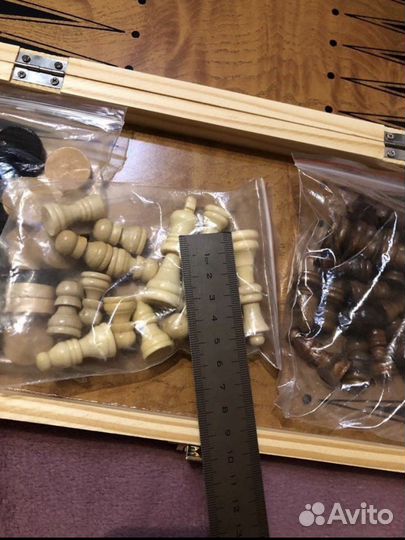 Шахматы нарды шашки 3 в 1