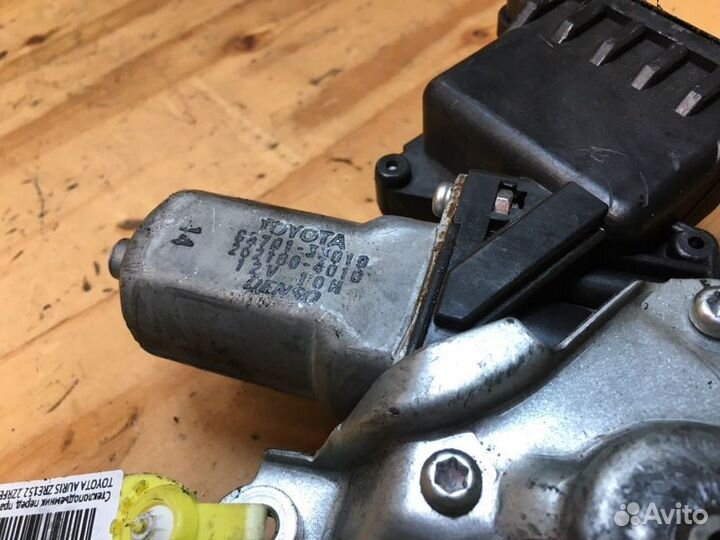 Стеклоподъемник прав. перед. toyota auris