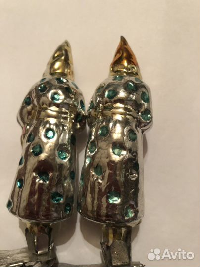 Елочные игрушки СССР на прищепке Звездочет