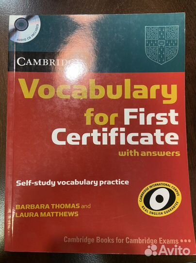 Vocabulary for First Certificate учебник