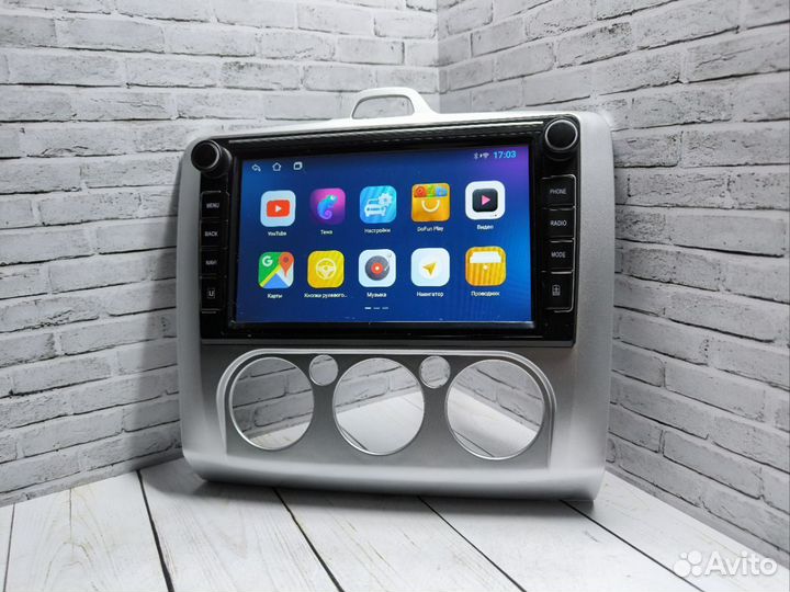 Магнитола Ford Focus 2 2gb/32gb Крутилки