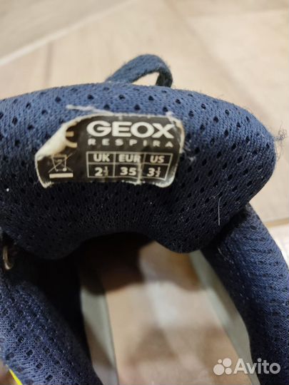 Кроссовки geox 35