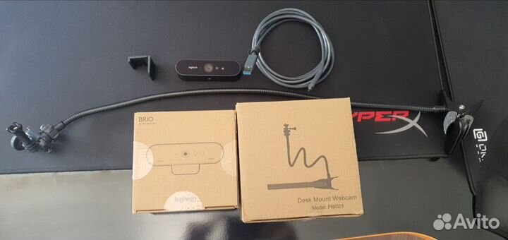 Веб-камера Logitech VC Brio Ultra HD Pro + Штатив