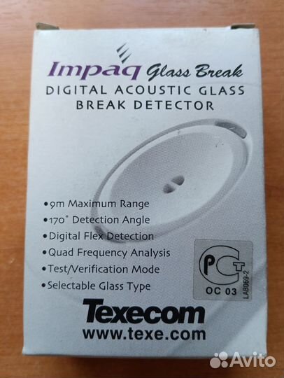 Датчик разбития стекла Texecom Impaq Glass Break