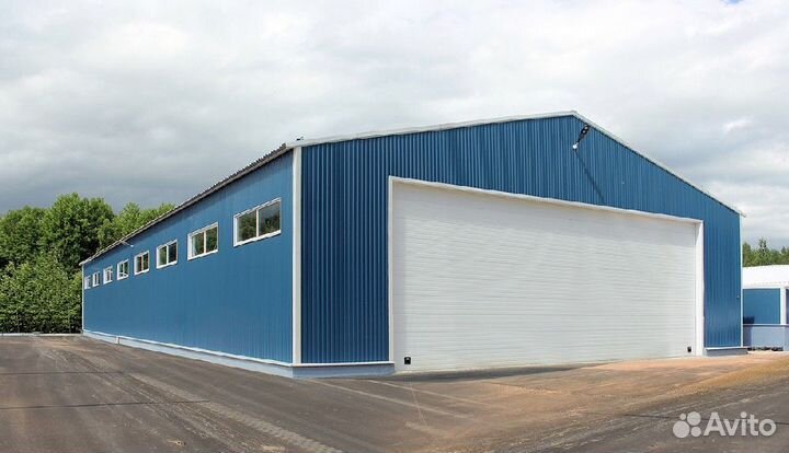 Ангары из проф листа