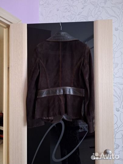 Пиджак женский натуральная замша