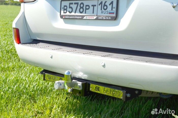 Фаркоп toyota LC 200/ lexus LX 570/ 450 нерж. плас