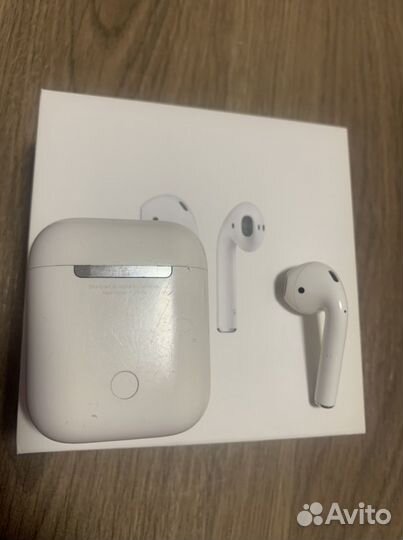 Наушники apple airpods оригинал левый и кейс
