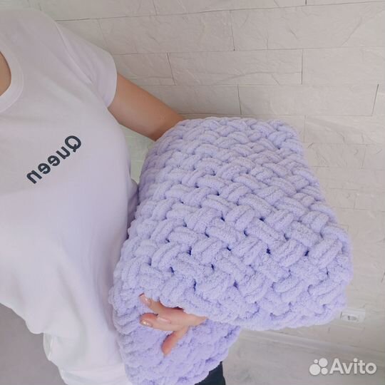 Новый плед покрывало одеяло мягкий цвет на выбор