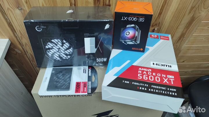 Пк i3-10100f/ 16gb /SSD480/ RX5600XT 6GB