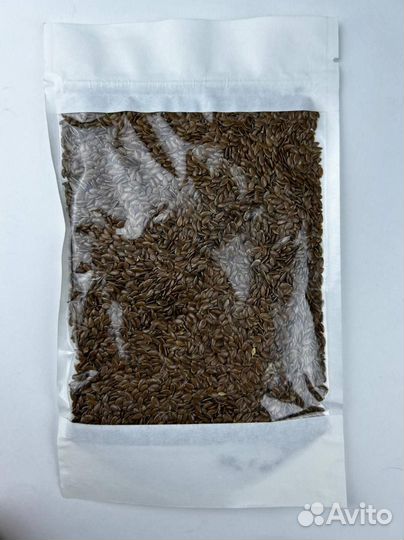 Лен коричневый