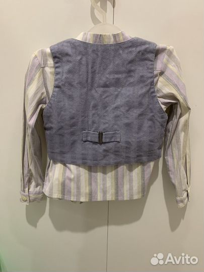 Рубашка с жилеткой