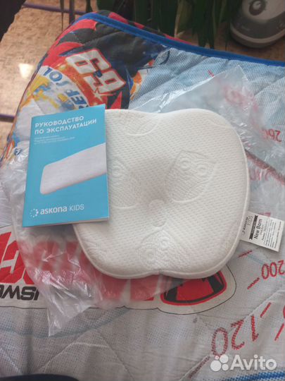 Подушка ортопедическая для новорожденных новая