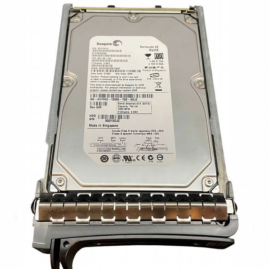 [UY042] Жесткий Диск Dell 750gb Sata2 3.5" Hdd Uy042