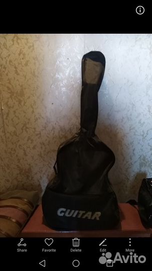 Гитара простая в чехле
