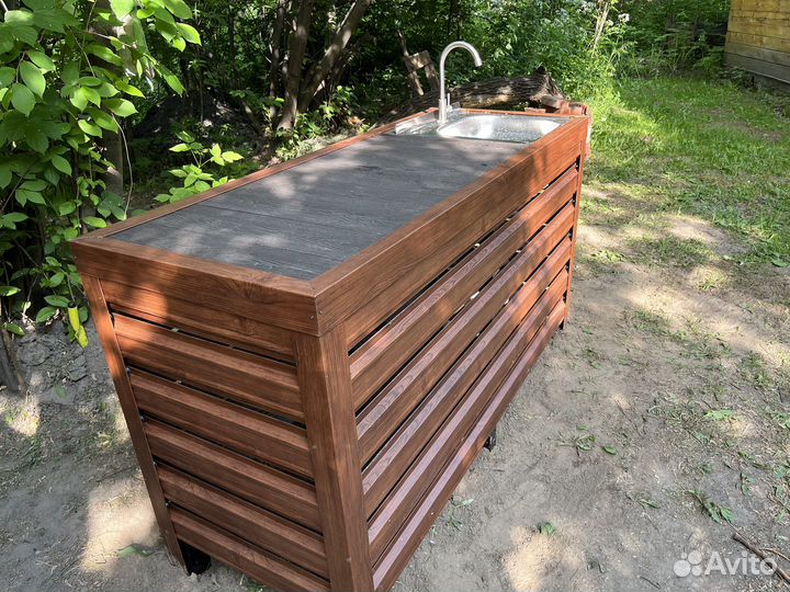 Тумба с раковиной садовая