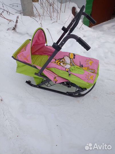 Коляска санки