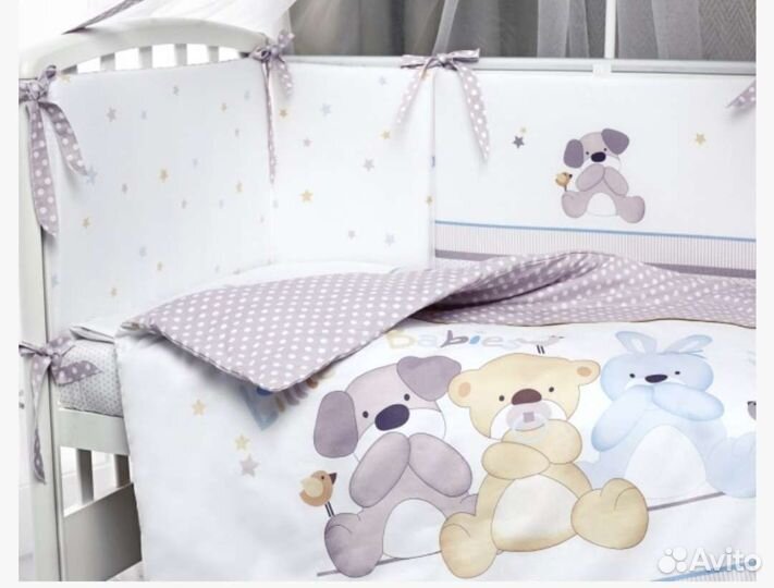 Бортики в кроватку