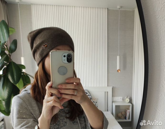 Шапка женская, шерсть