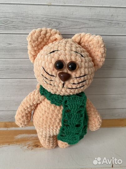 Мягкая игрушка ручной работы Амигуруми. Котик