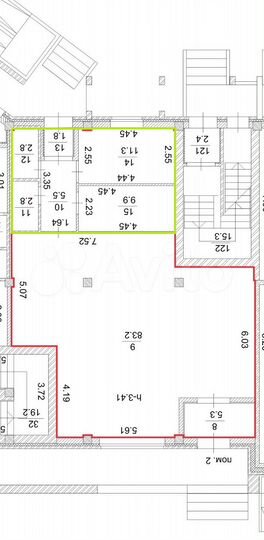 Свободного назначения, 34 м²