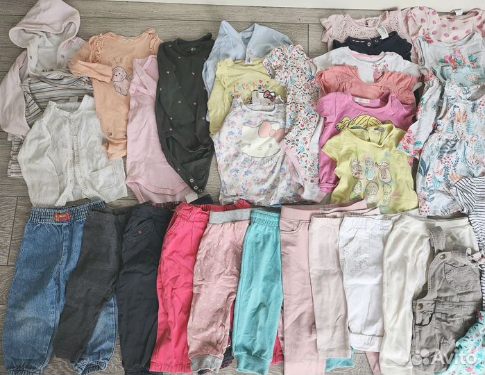Вещи на девочку 50 шт