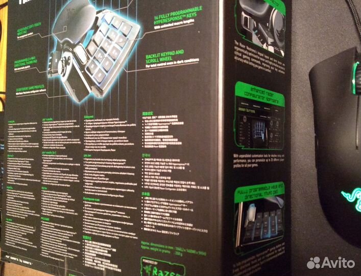 Клавиатура джойстик игровая razer nostromo