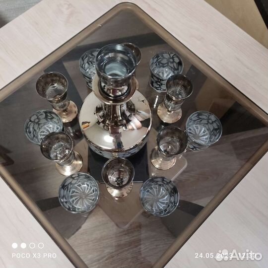 Графин с рюмками СССР