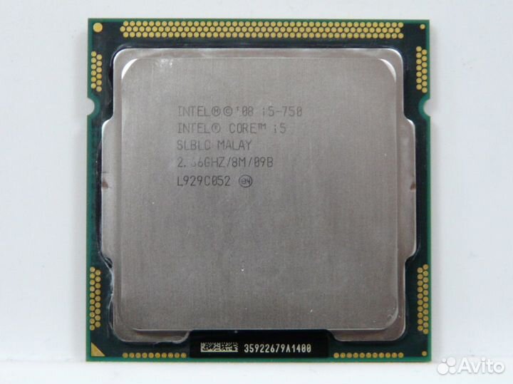 S1156 Intel Core i5-750 (4x2667MHz, L3 8192Kb)
