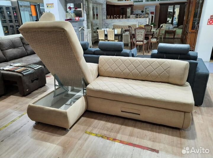 Угловой диван, кухонный уголок рд-1-мд