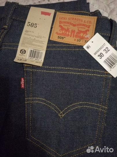 Джинсы Levis 505-0217 р.32/34