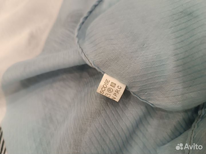 Платок 83 см * 174 см 100 вискоза цветочный узор